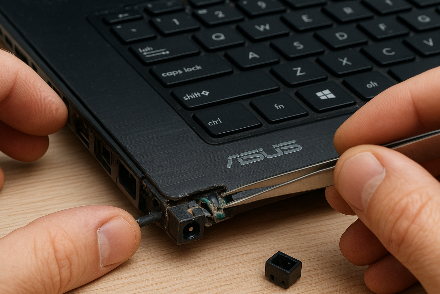 Réparation dc jack Asus