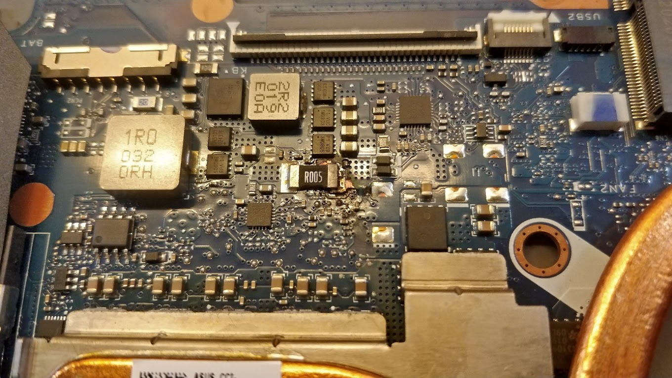 Home carte mère cramée asus