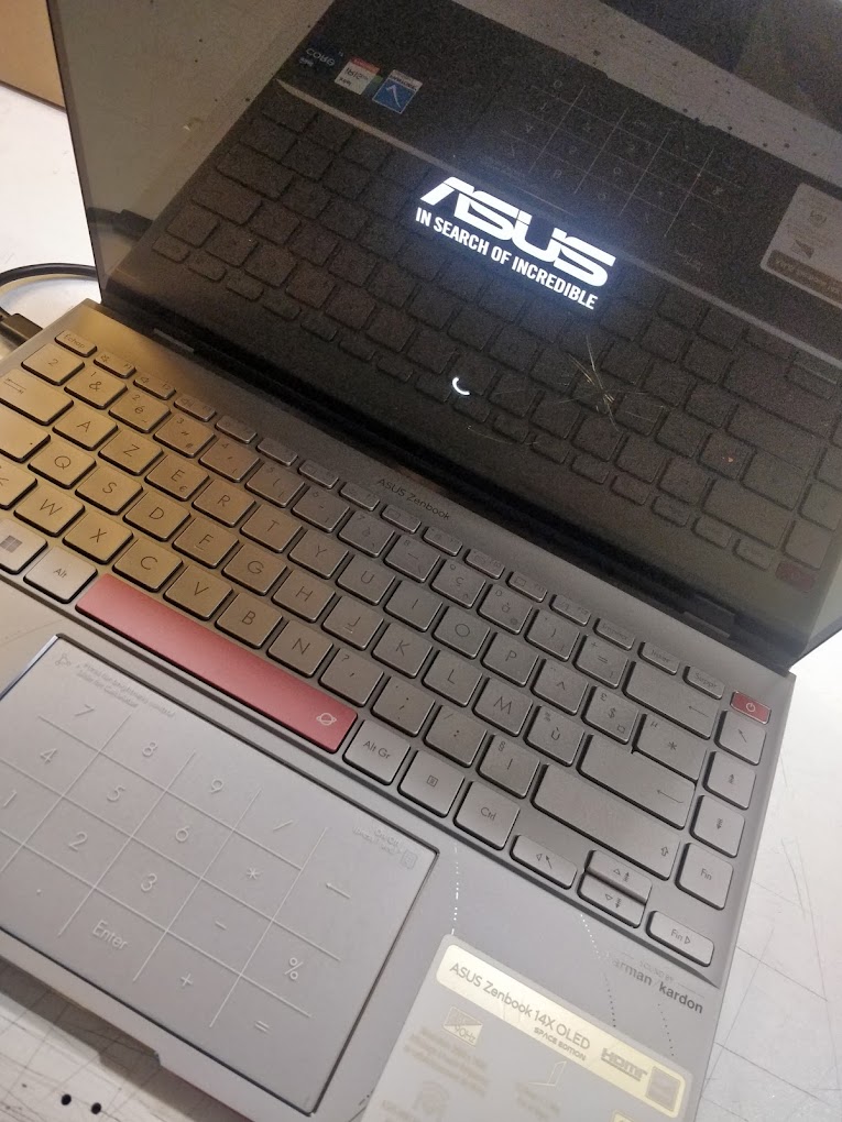 Home réparation asus zenbook