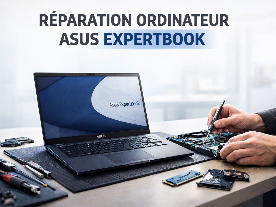 réparation asus expertbook paris